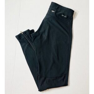 Nike Running Leggings Women's Small Black Reflective Zip Pocket Gym Athleisure